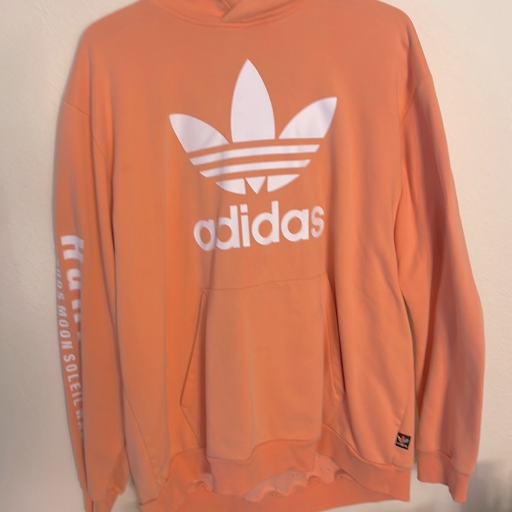 Adidas Huhiking Hoodie Peachy color